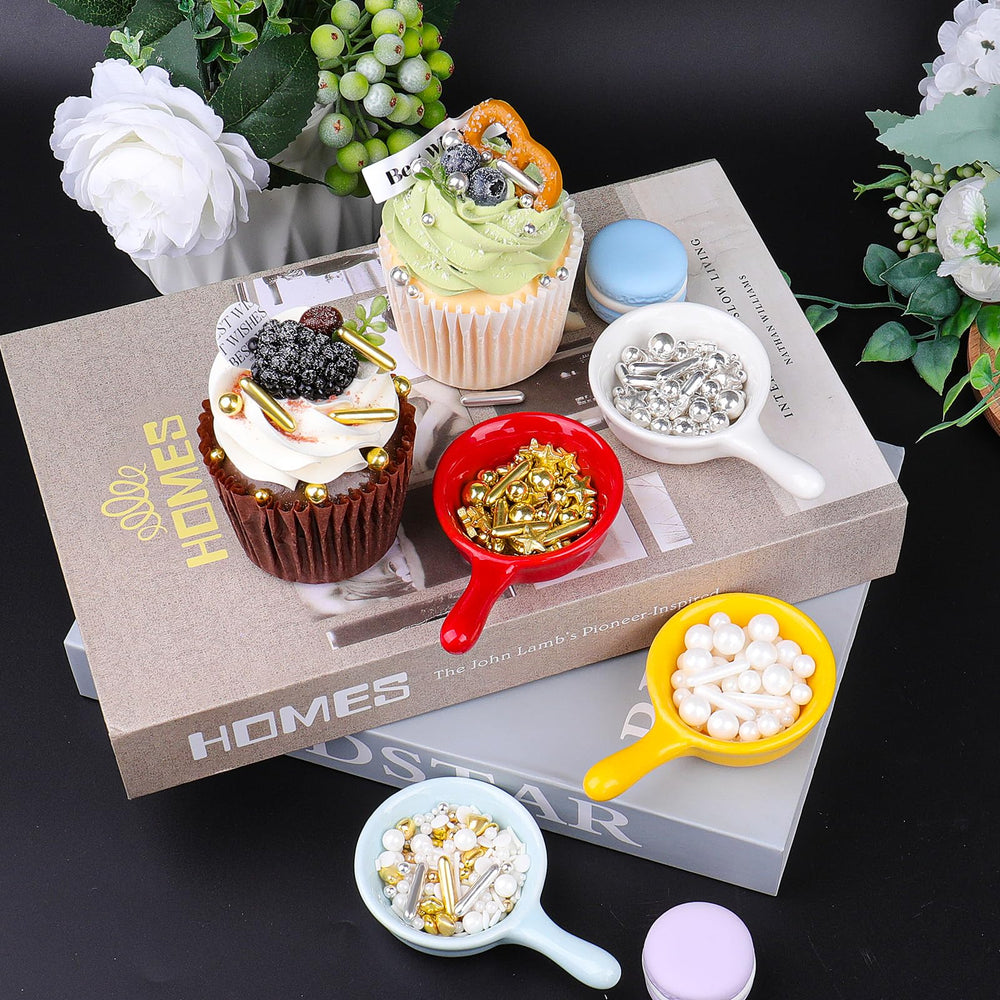 SweetGrove Gold Sprinkles cookies decorate with luxury shimmer.