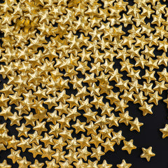 SweetGrove Gold Star Sprinkles in a resealable jar for freshness and easy storage