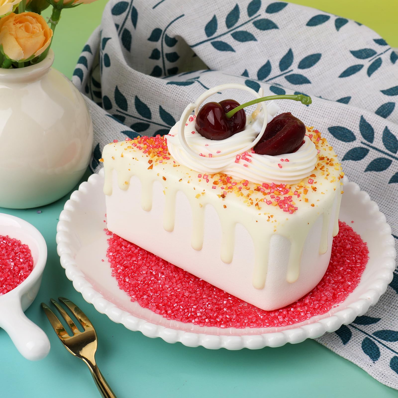 SweetGrove green sanding sugar sprinkles brighten desserts and candy decorations
