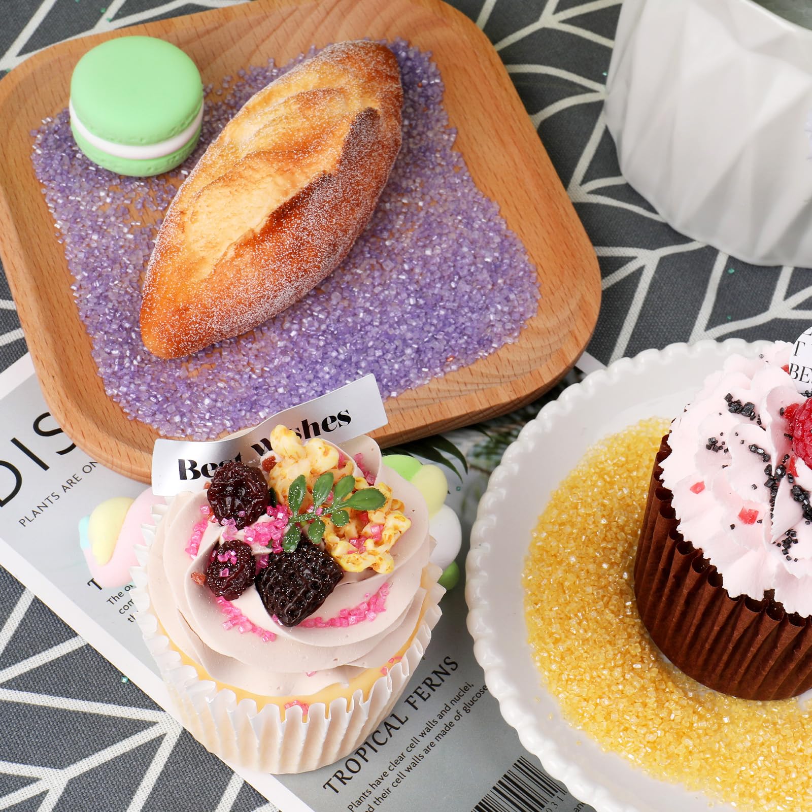 SweetGrove pink sanding sugar sprinkles create playful celebratory decor