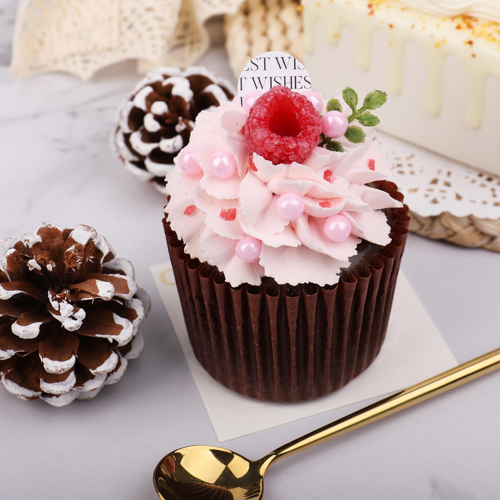 SweetGrove Pink Sprinkles 6mm pearls for elegant pastry decorations