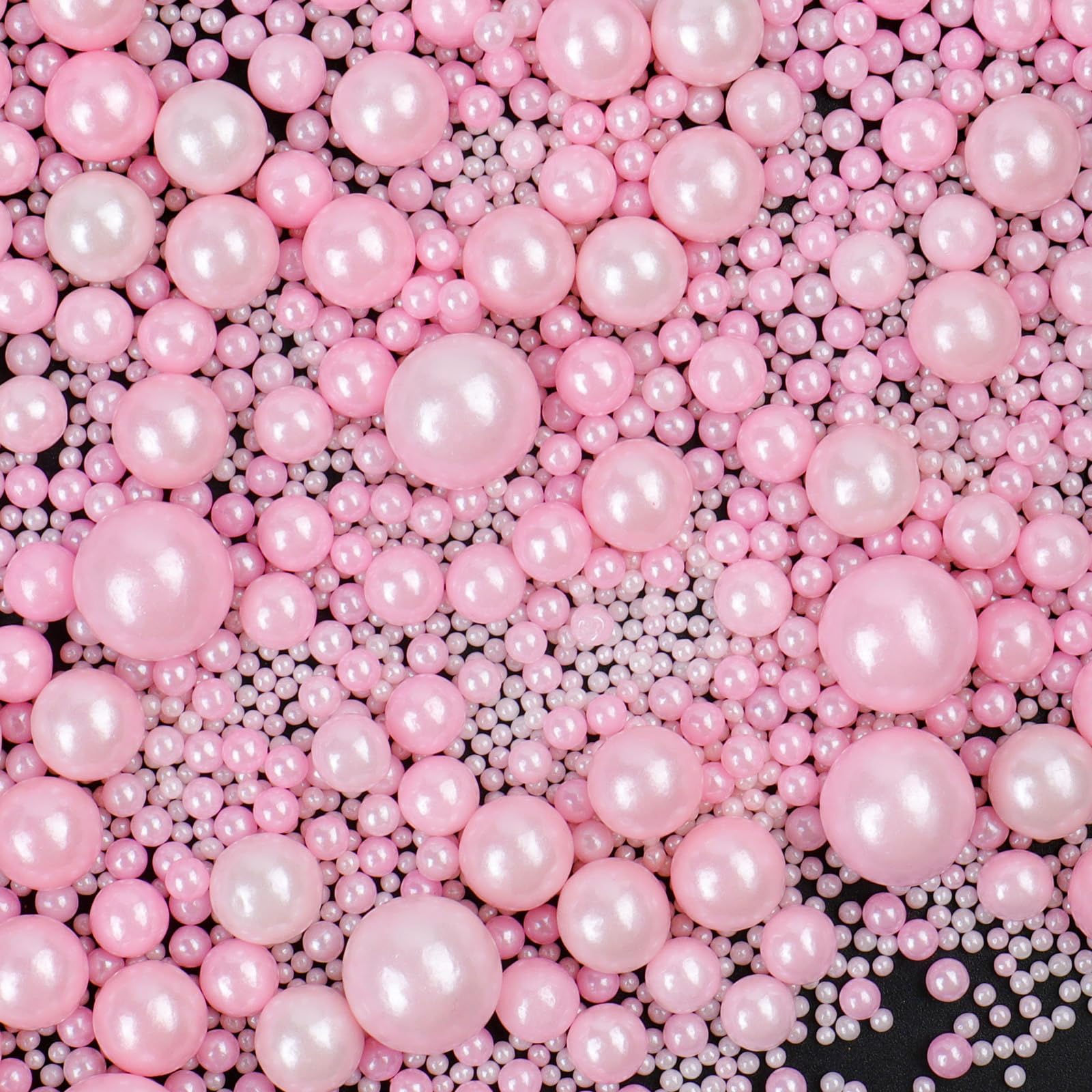 SweetGrove Pink Sprinkles jar enhances cake decorating with a delicate pearl finish.