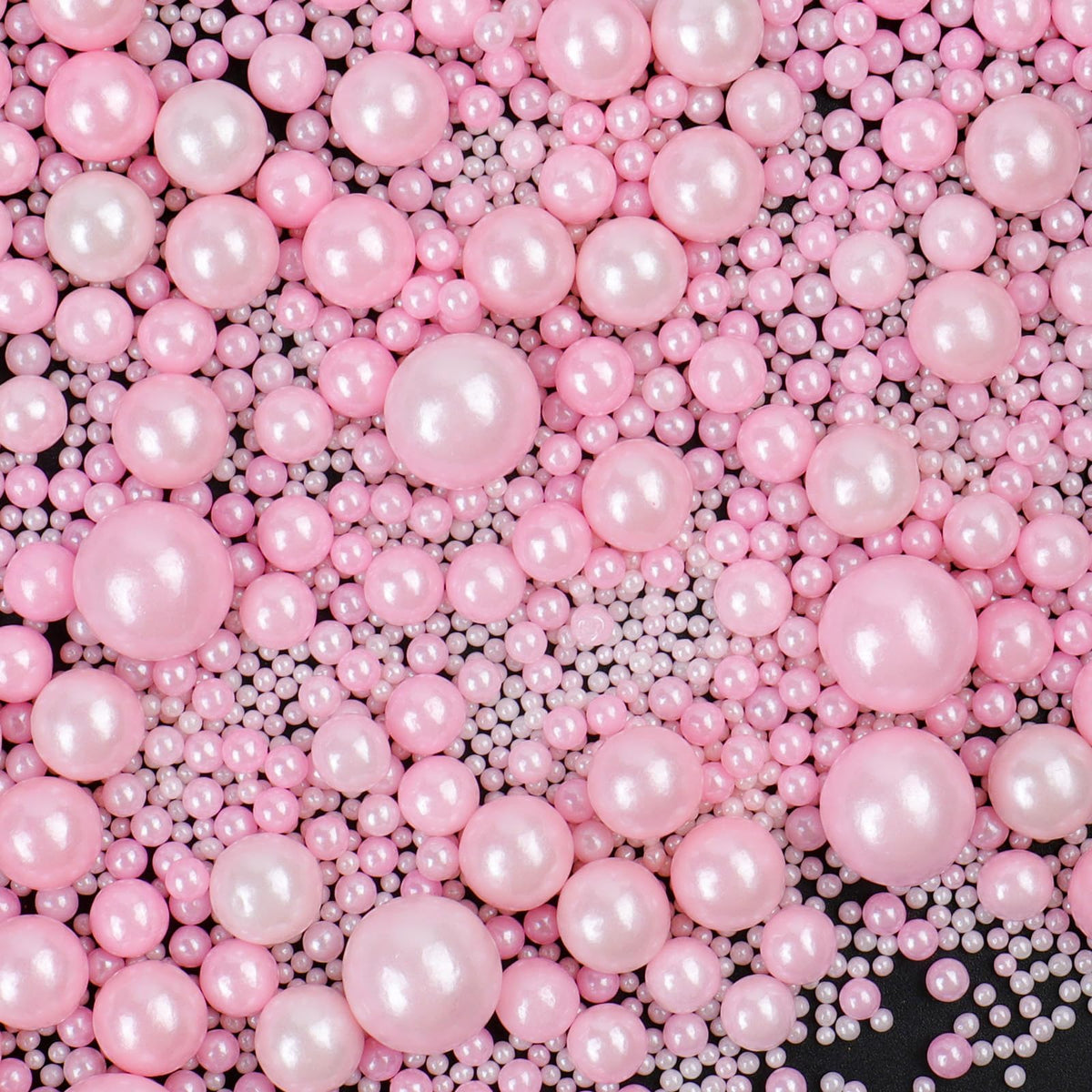 SweetGrove Pink Sprinkles jar enhances cake decorating with a delicate pearl finish.