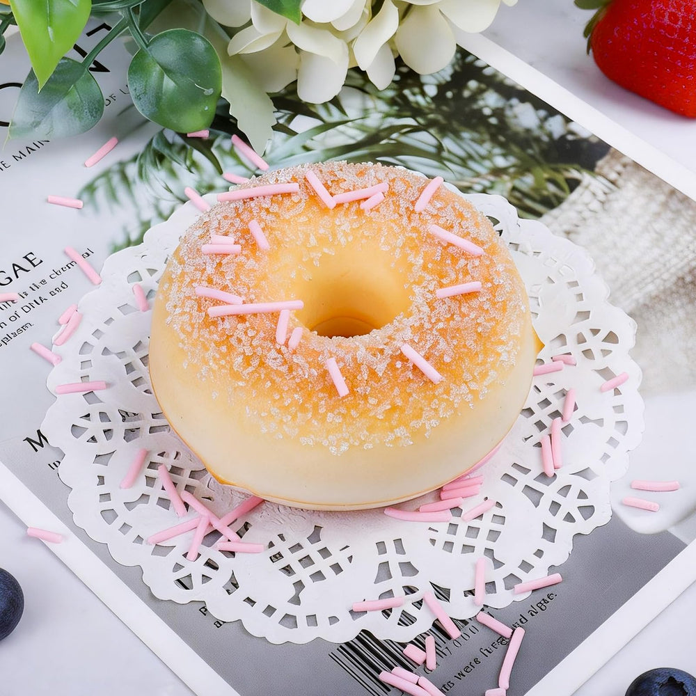 SweetGrove Pink Sprinkles on donuts enhancing festive treats
