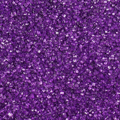 SweetGrove purple sanding sugar sprinkles on cupcakes for vibrant color accents