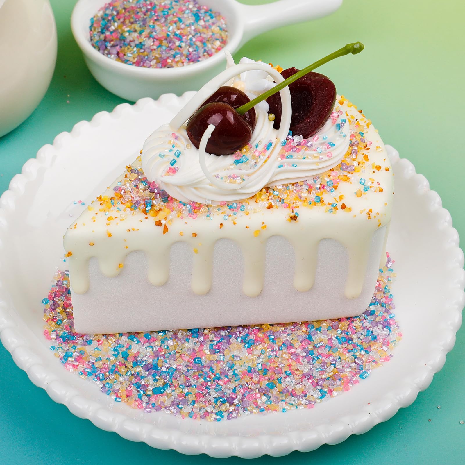 SweetGrove Rainbow Sprinkles on cookies for bright accents