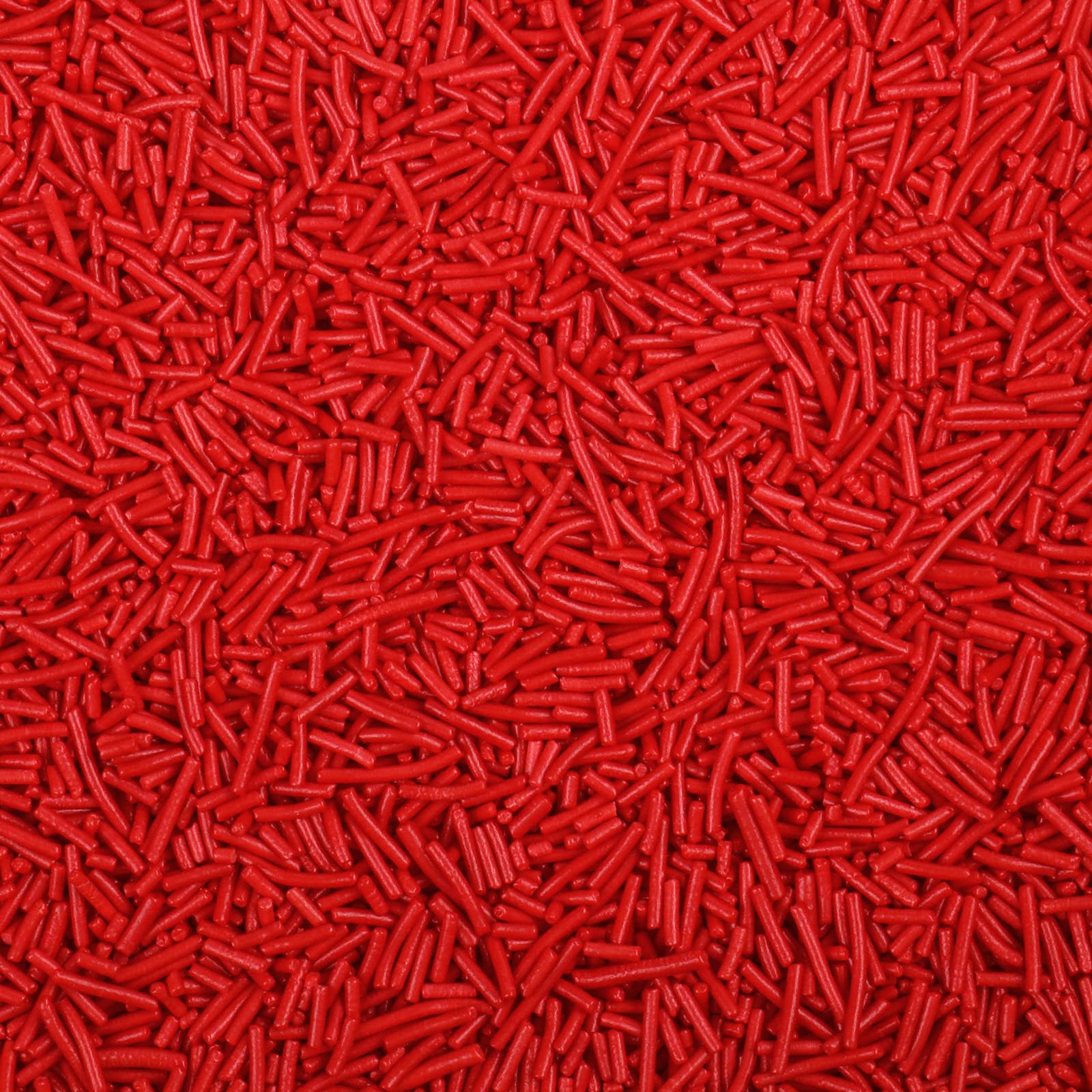 SweetGrove Red Jimmies sprinkles bag adds festive color to pastries.