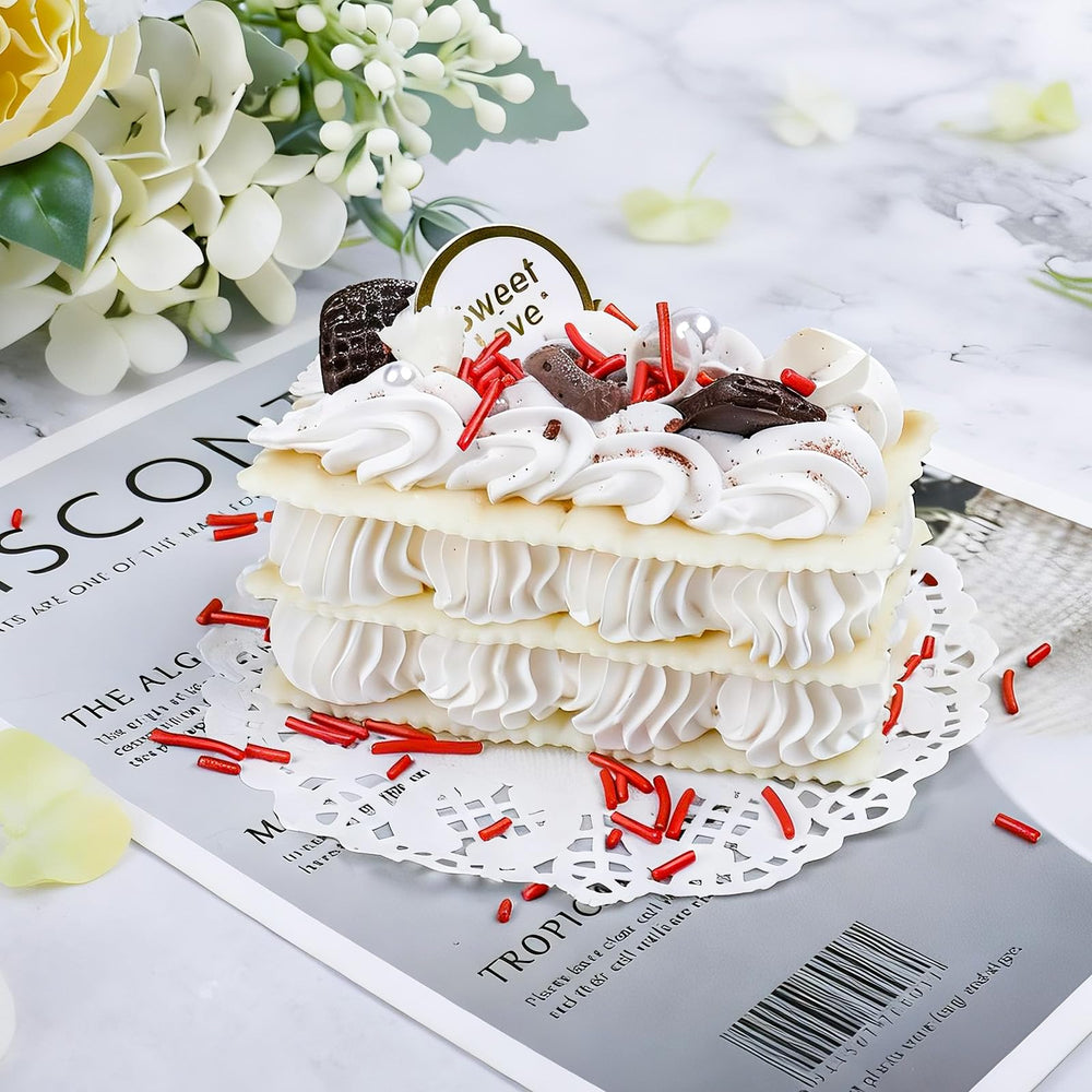 SweetGrove Red Sprinkles cookies decoration adds charm.