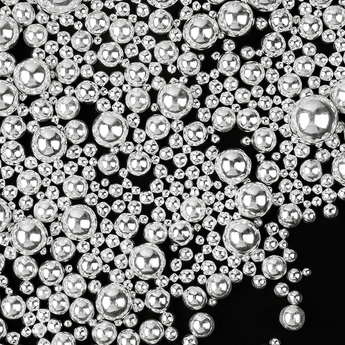 SweetGrove Silver Sprinkles on cake for elegant decoration and wedding-ready charm.