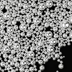 SweetGrove Silver Sprinkles on cake for elegant decoration and wedding-ready charm.