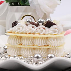 SweetGrove Silver Sprinkles on ice cream deliver shimmer and playful texture.