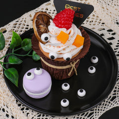 SweetGrove spooky eyeballs on cookies create a playful Halloween twist.