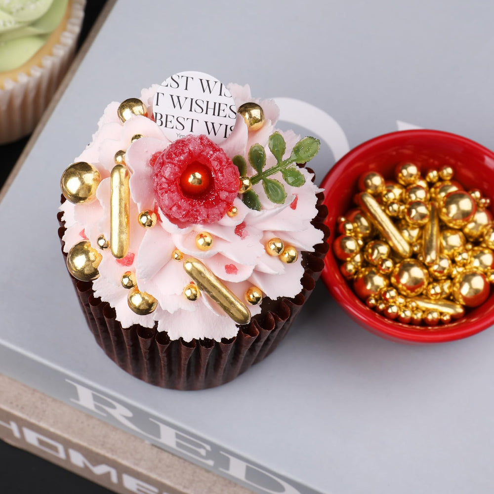 SweetGrove Gold Pearl Mix on cookies enhances party vibes