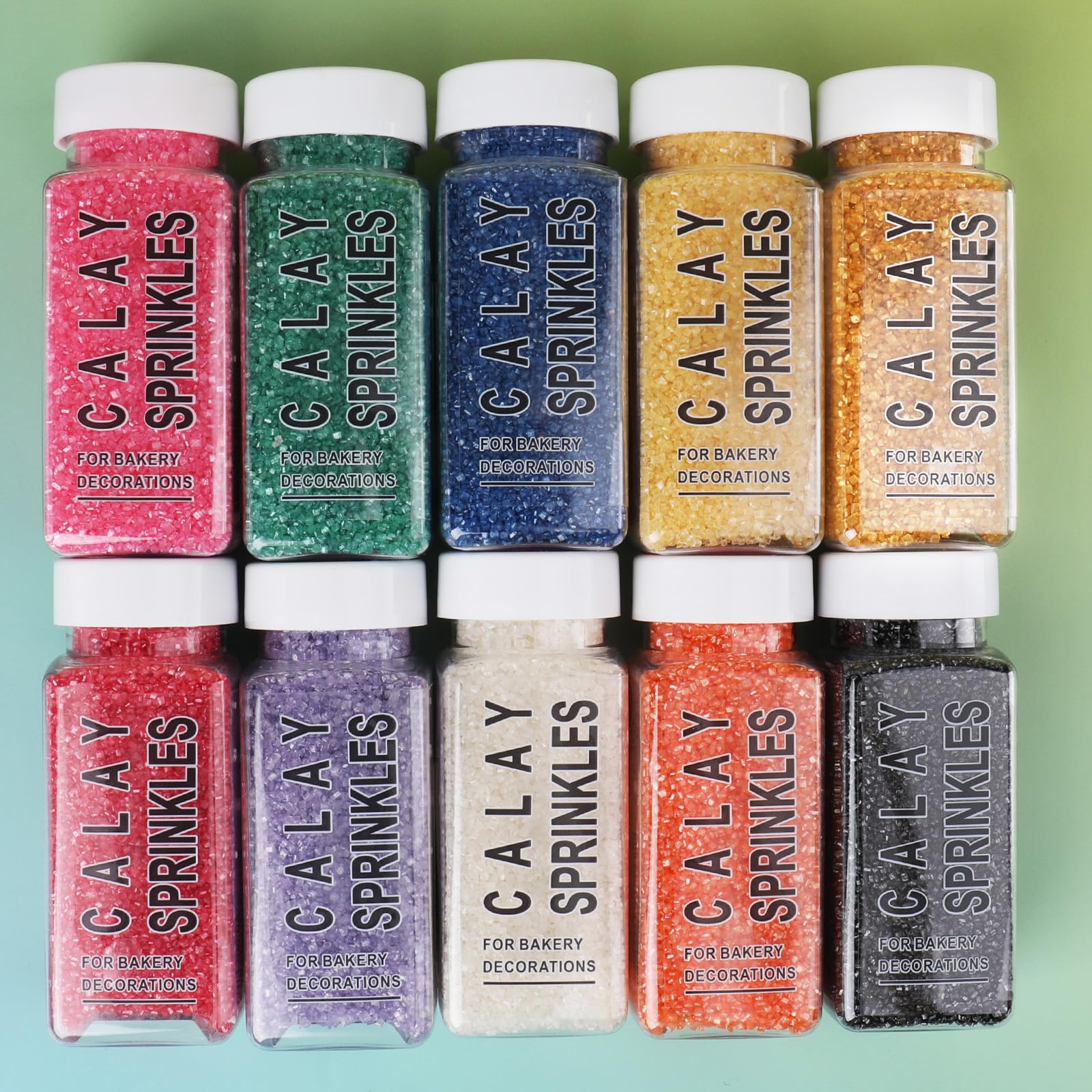 SweetGrove resealable jar keeps sprinkles fresh for future baking sessions