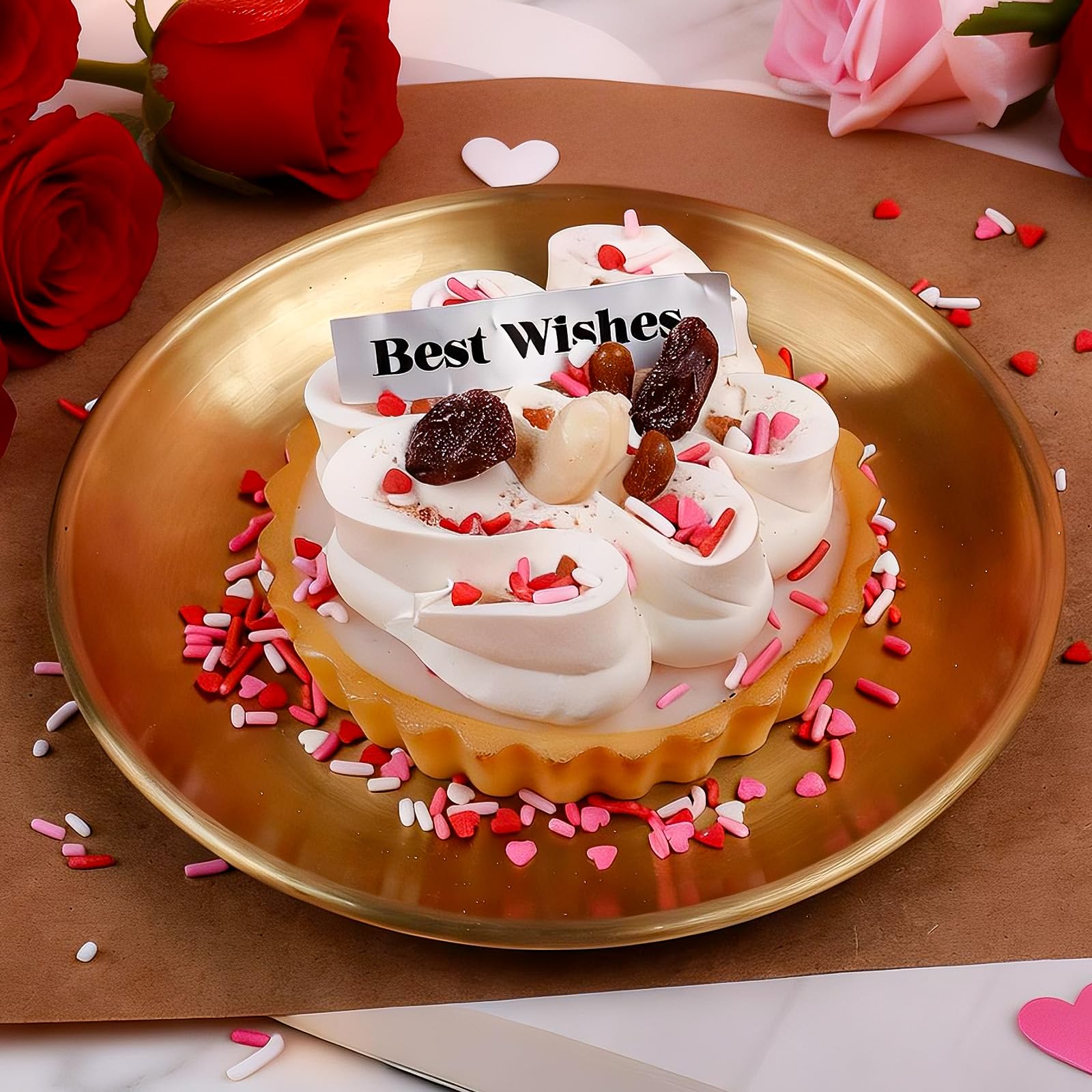 SweetGrove mixed Valentine sprinkles elevating cookies, cupcakes, and desserts