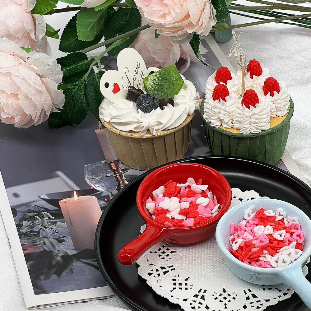 SweetGrove Valentines Sprinkles multicolor heart confetti for festive desserts.