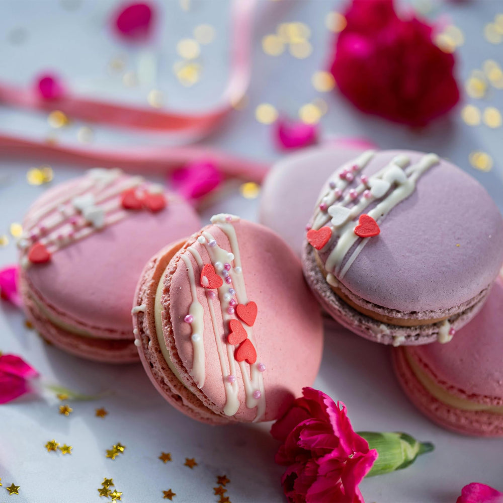 SweetGrove Valentines Sprinkles red heart cupcake topper creates playful, shareable treats