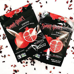 SweetHeart dried pomegranate seeds close-up – ruby-red crystals perfect as a salad topper.