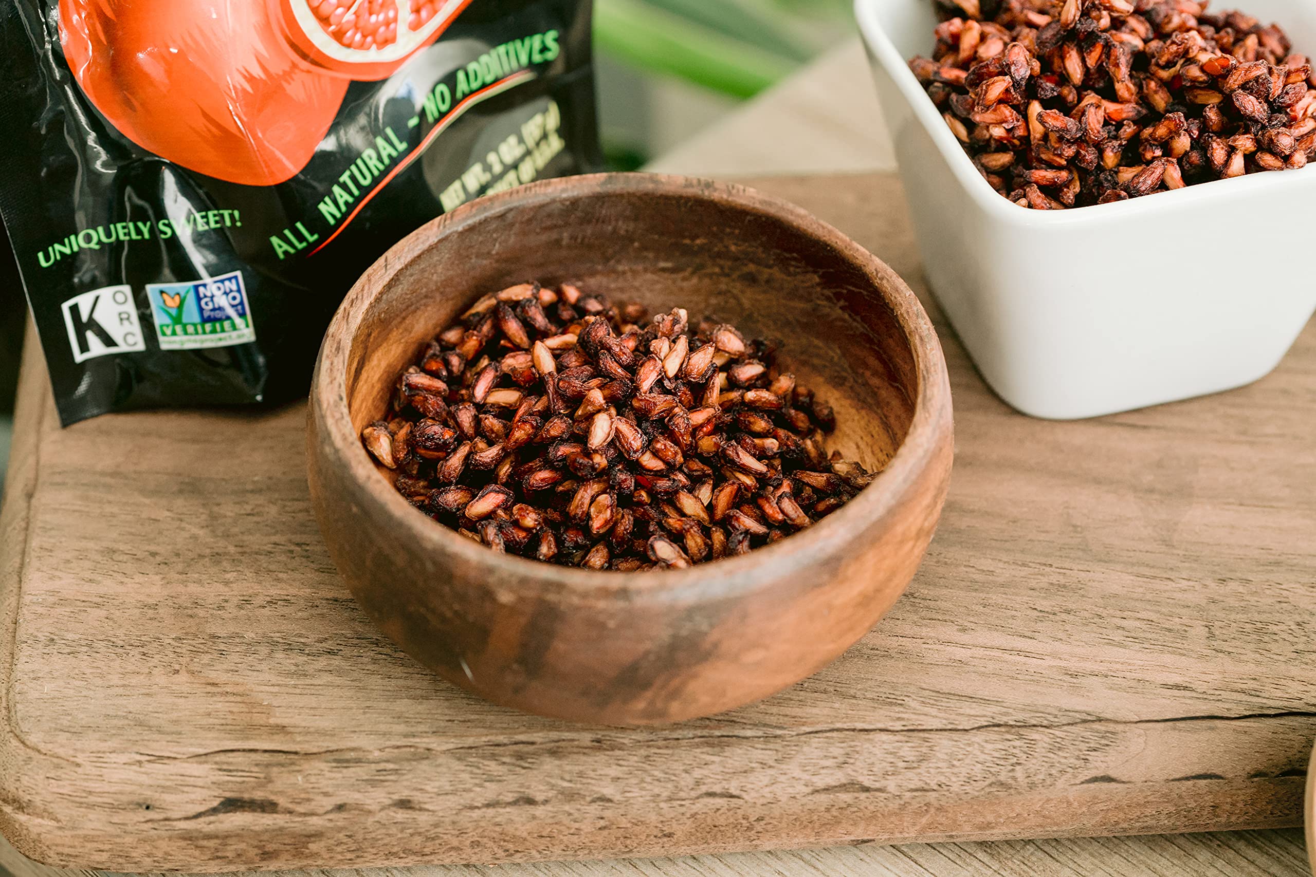 SweetHeart dried pomegranate seeds in trail mix – convenient, flavorful snack boost.