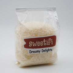Sweetifi gluten-free kataifi pastry packaging ready for baking and storage for crisp results.