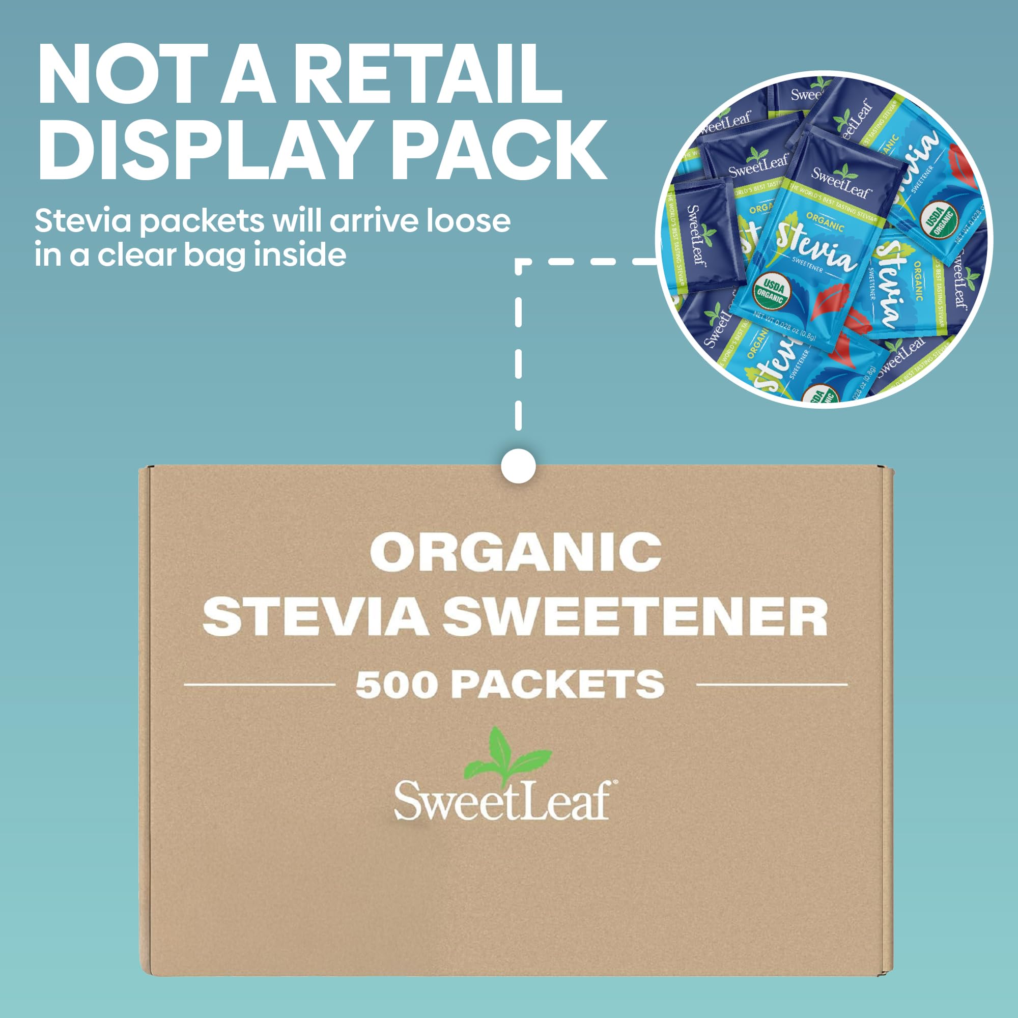 SweetLeaf stevia packets on the go, convenient sweetening anywhere.