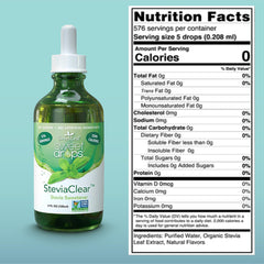SweetLeaf SteviaClear coffee drops add natural sweetness without bitter aftertaste.