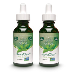 SweetLeaf Sweet Drops bottle pouring for coffee or tea.