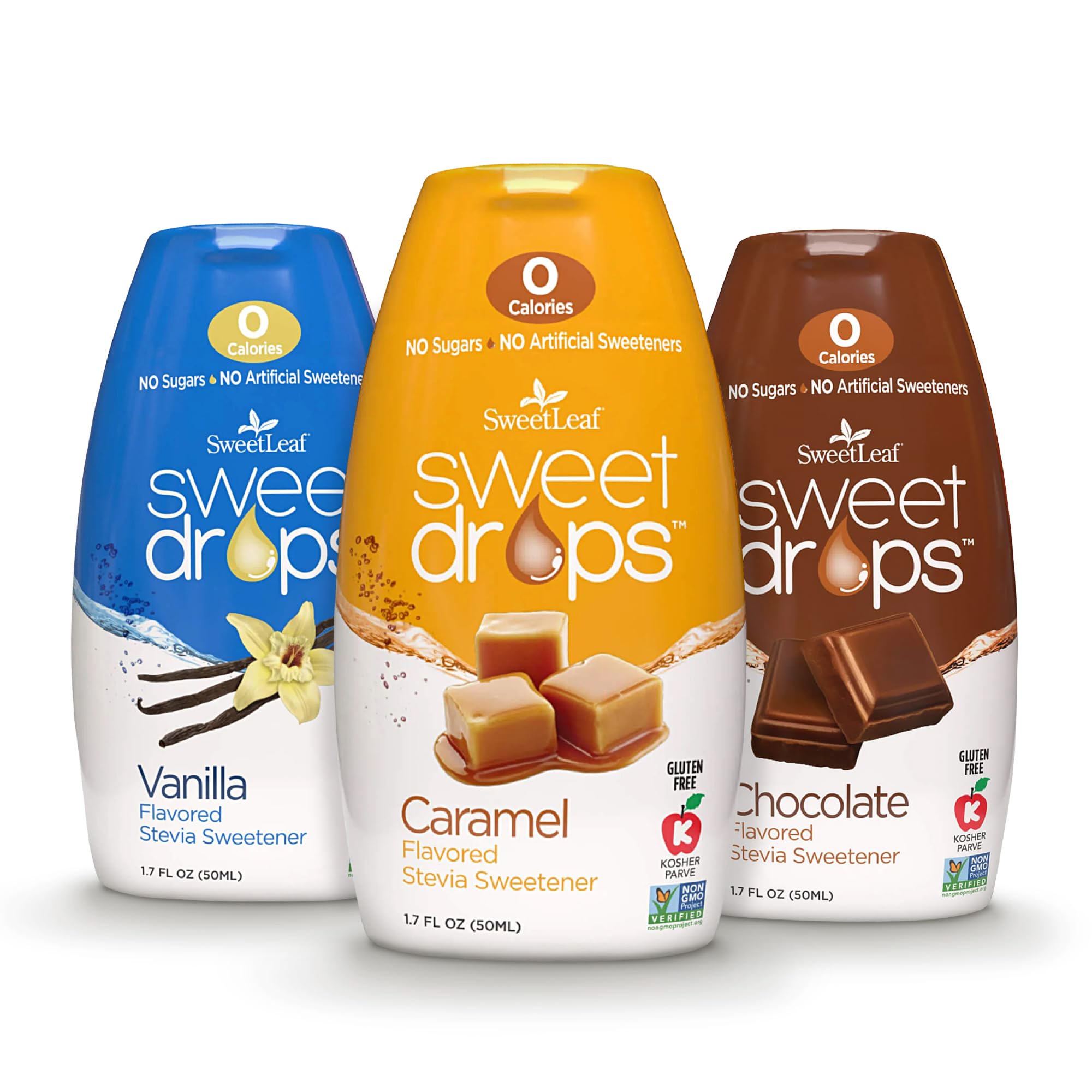 SweetLeaf Sweet Drops chocolate bottle adds zero-calorie flavor to coffee