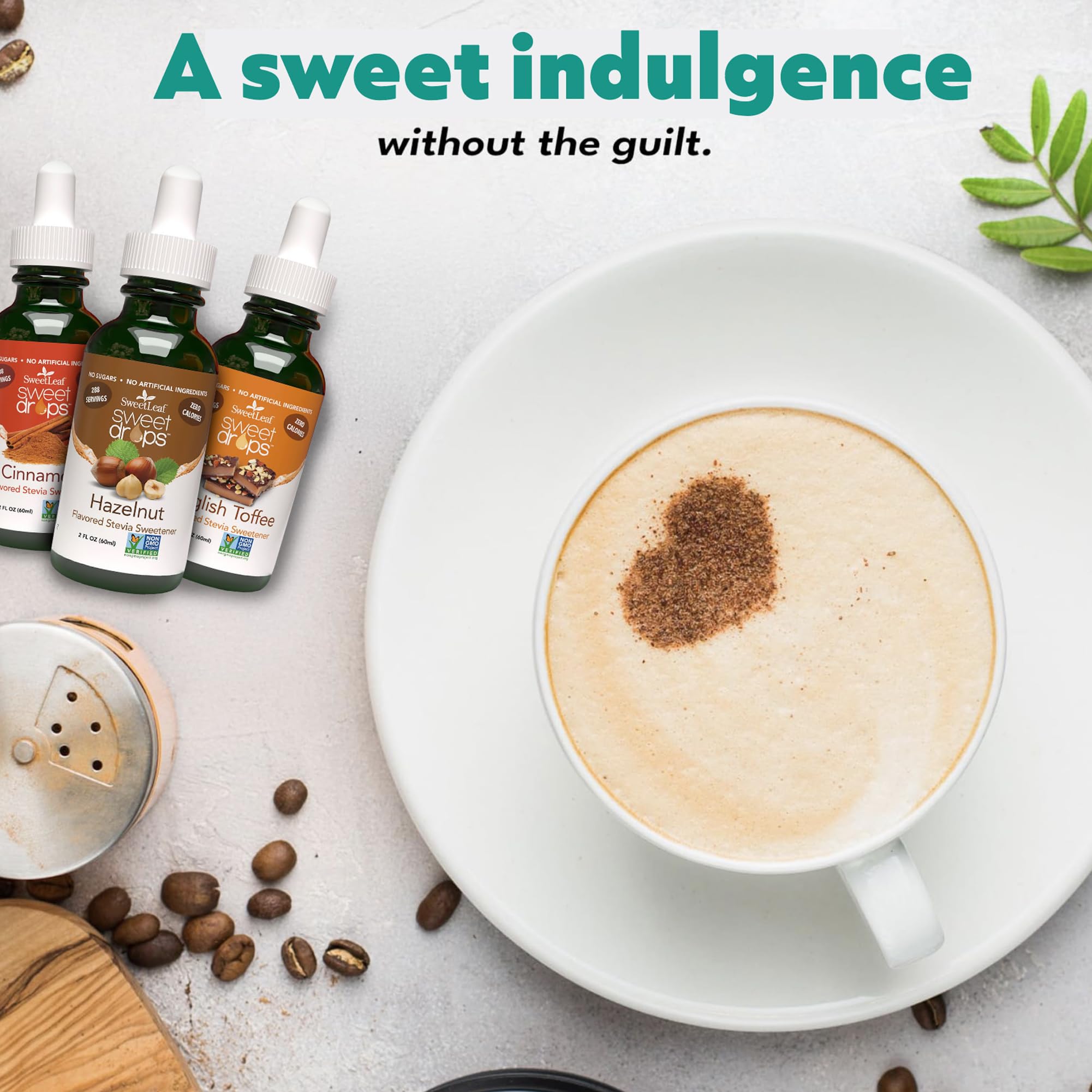 SweetLeaf Sweet Drops on kitchen counter ready for recipes