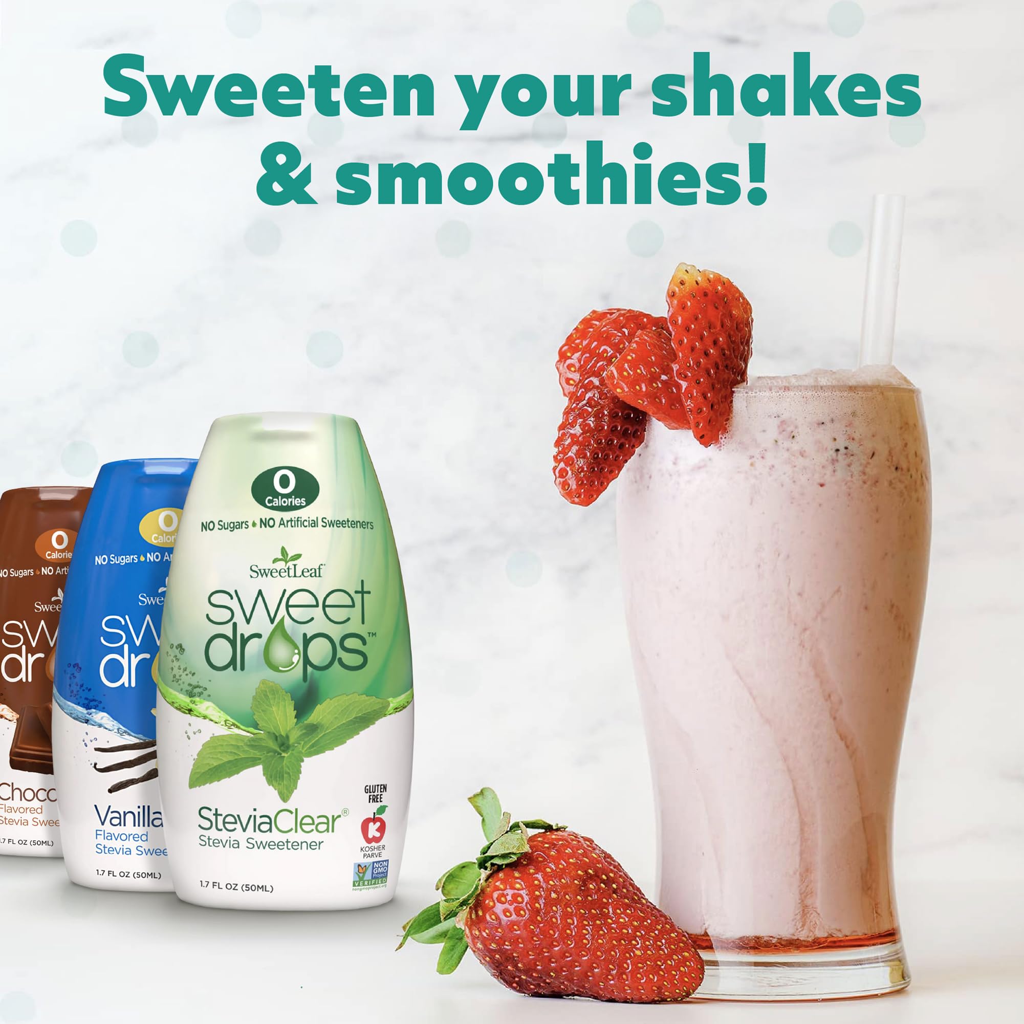 SweetLeaf Sweet Drops on-the-go bottle for travel-friendly sweetness.
