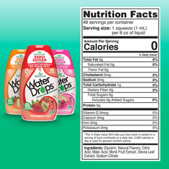 SweetLeaf Water Drops strawberry kiwi glass adds refreshing, on-the-go hydration