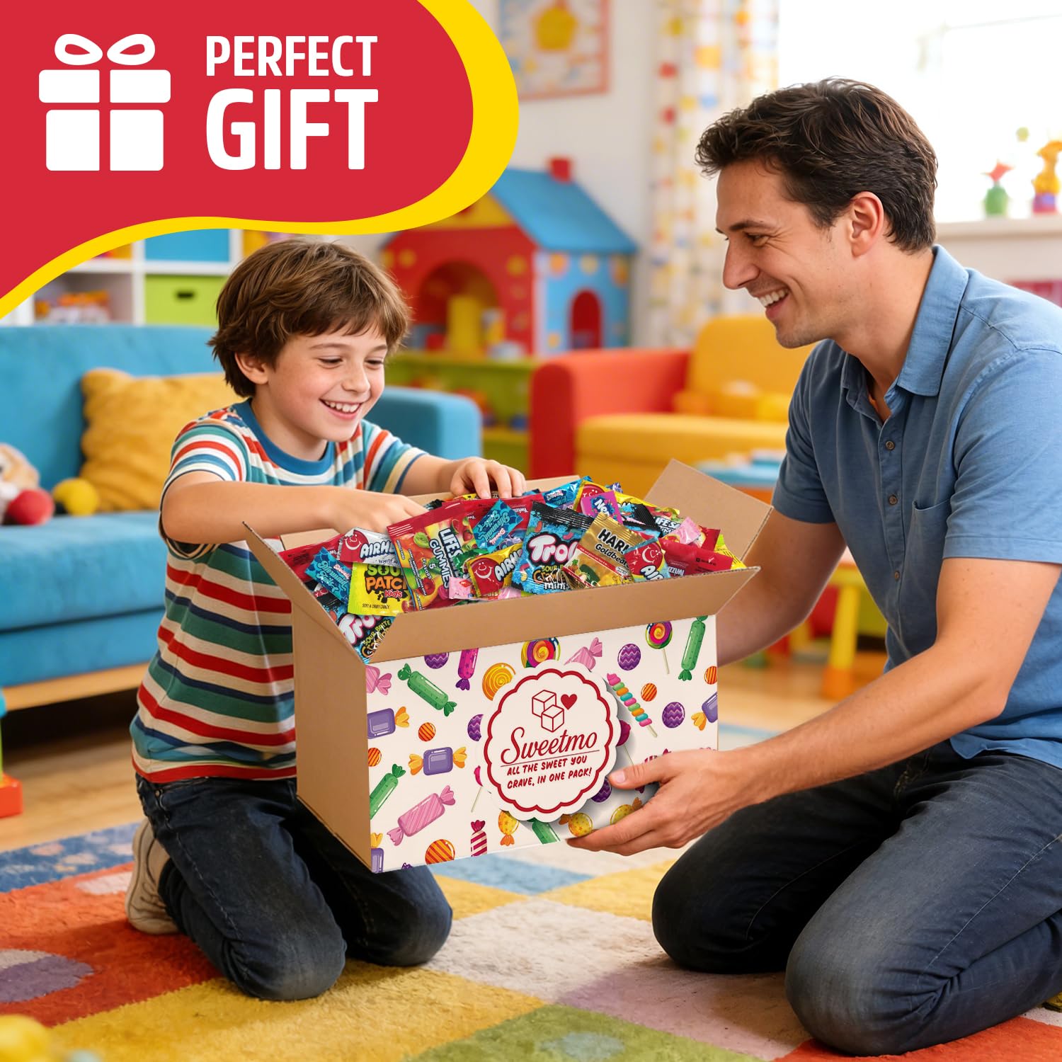 Sweetmo pinata candy-fill offers colorful options for celebrations and kids' parties.