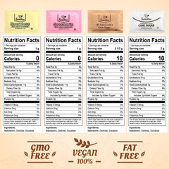 Sweetmo sucralose-packets-closeup: precise sweetness for hot coffee or tea.