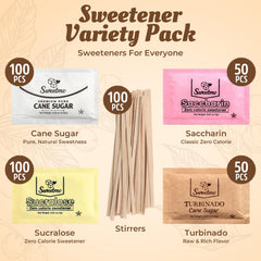Sweetmo Turbinado cane sugar packets for rich flavor in coffee