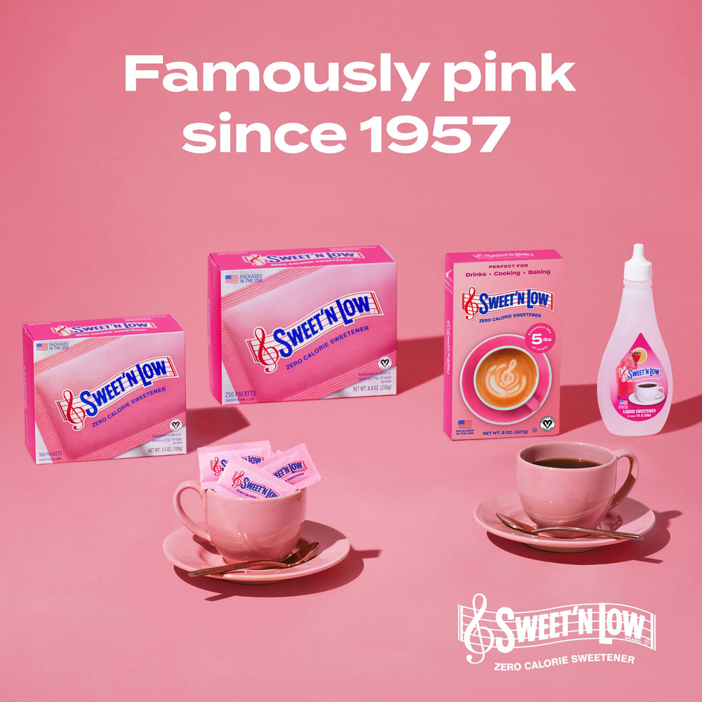 Sweet'N Low for diabetes-friendly sugar substitute.