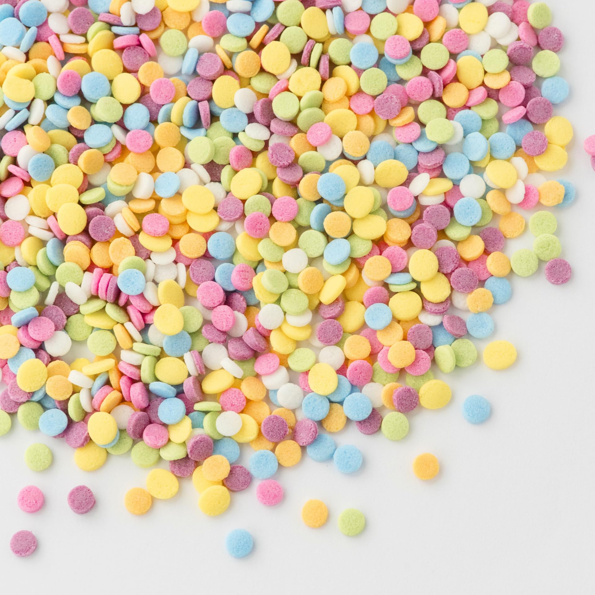 Sweets Indeed dye-free rainbow sprinkles on cupcakes for celebrations