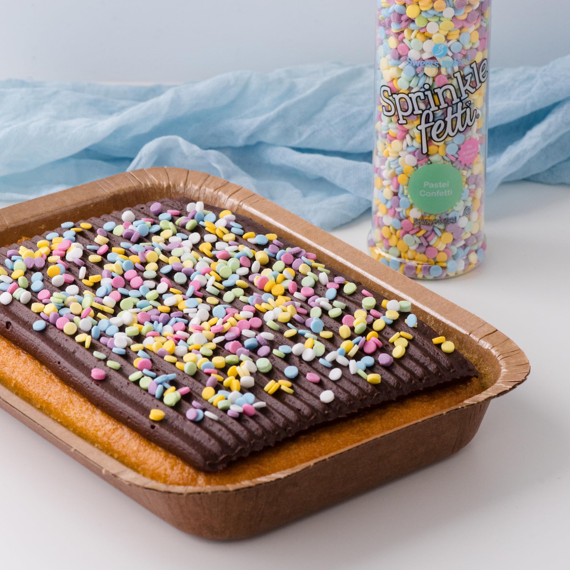 Sweets Indeed rainbow sprinkles for spring treats and classroom snacks
