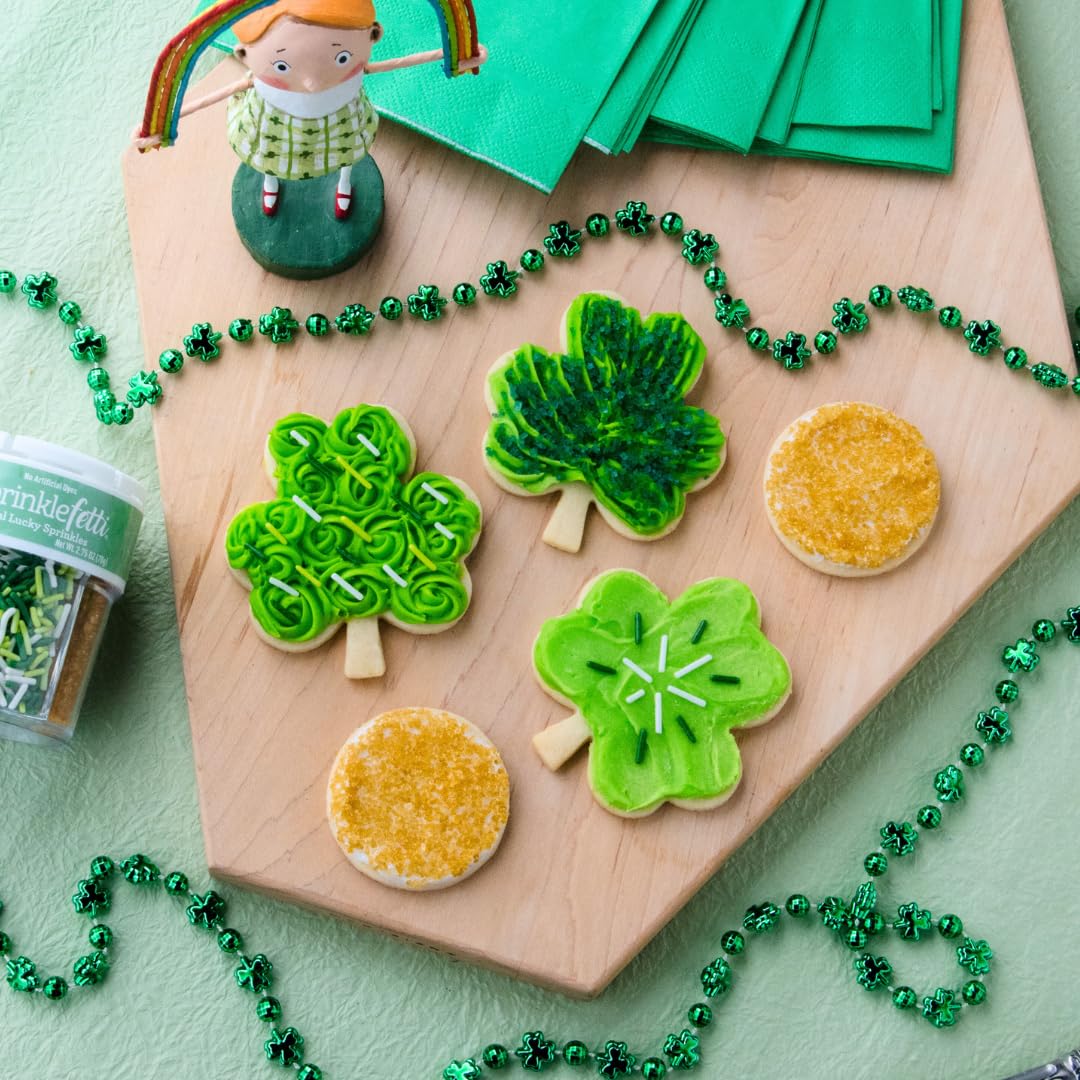 Sweets Indeed six-cell sprinkles offer decorating variety for creative designs.