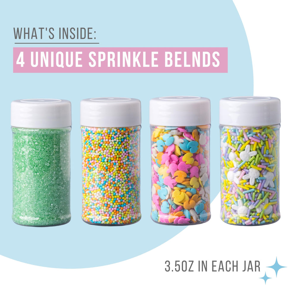 Sweets Indeed pastel nonpareils add soft Easter hues to pastries.