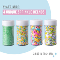 Sweets Indeed pastel nonpareils add soft Easter hues to pastries.