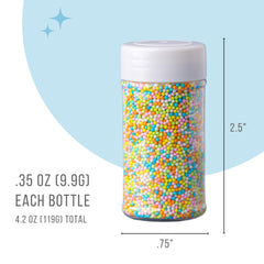 Sweets Indeed spring jimmies bring celebration color to donuts and bars.