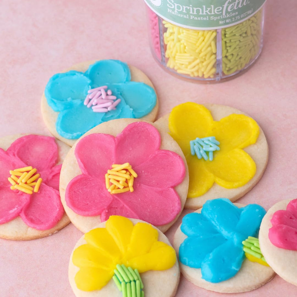 Sweets Indeed flip-top jar lid keeps sprinkles fresh during baking
