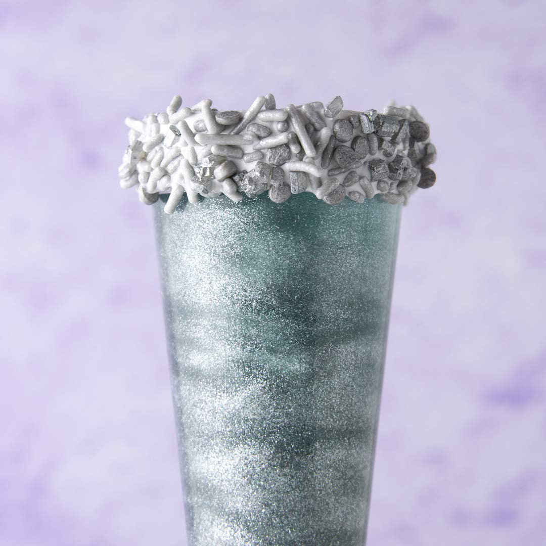 Sweets Indeed four-gram silver glitter makes a thoughtful gift.