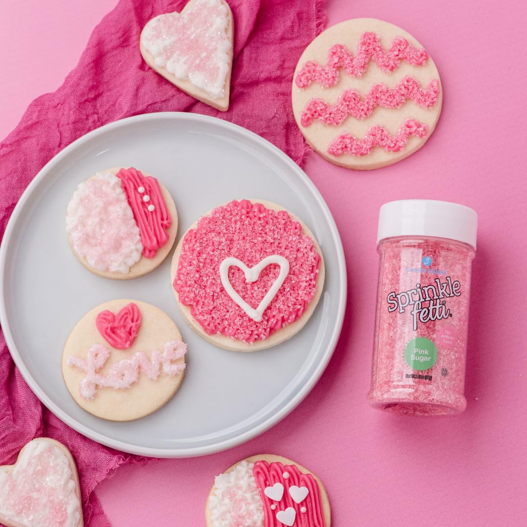 Sweets Indeed gluten-free pink sugar ideal for cookies