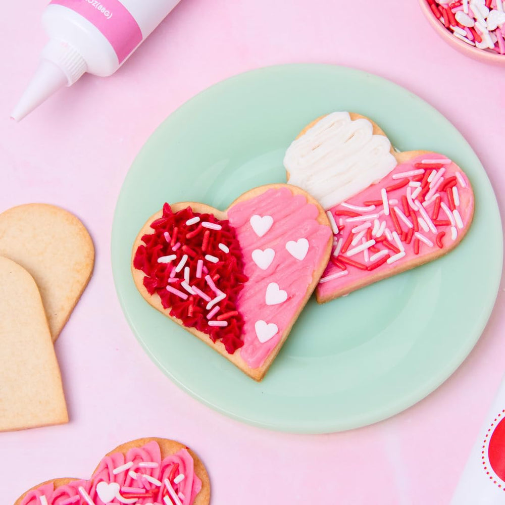 Sweets Indeed heart jimmies sprinkles for festive texture