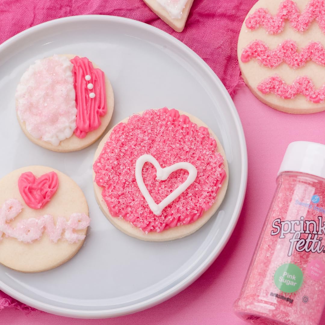 Sweets Indeed holiday-pink sugar decorates donuts and cake pops