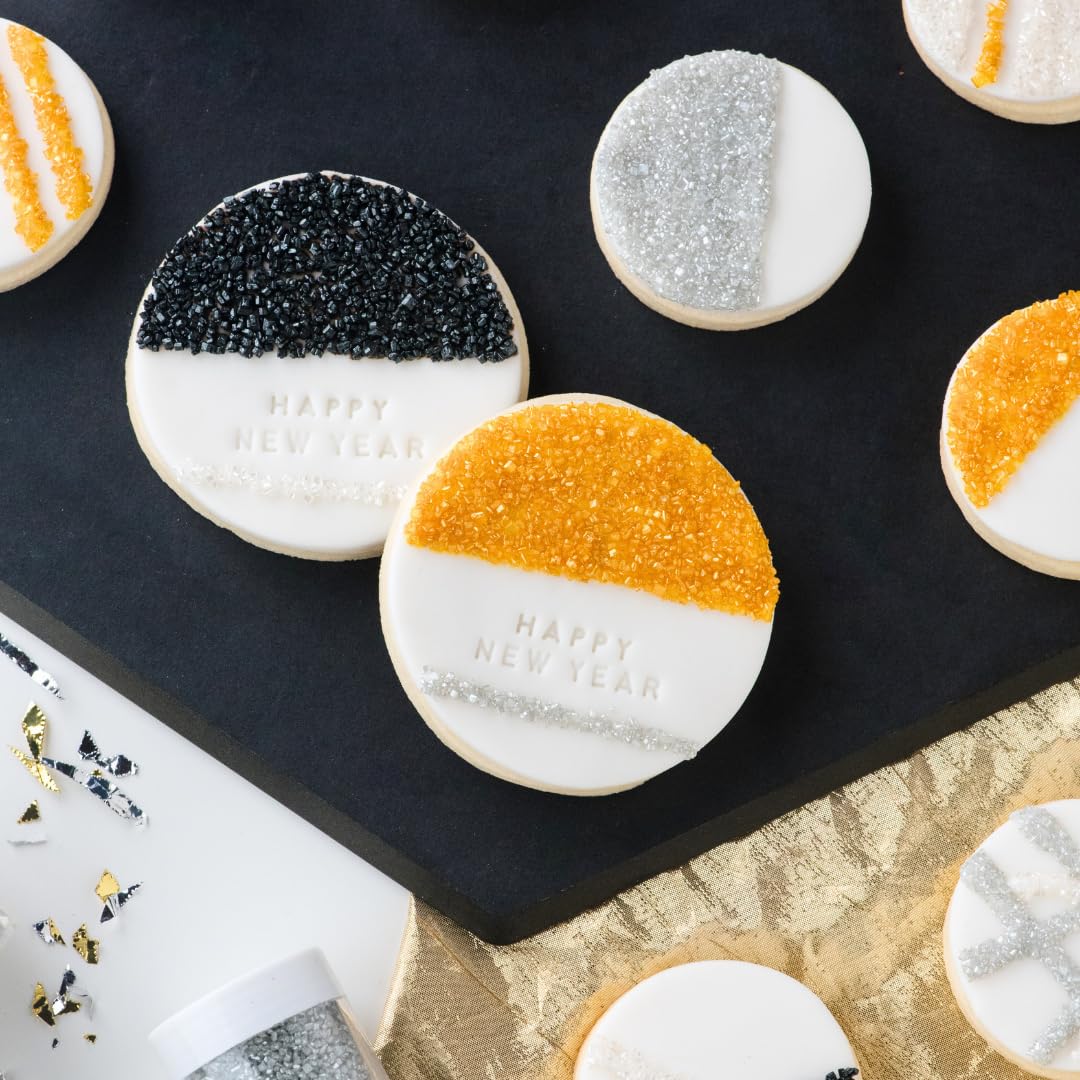 Sweets Indeed holiday baking with shimmering sugar accents