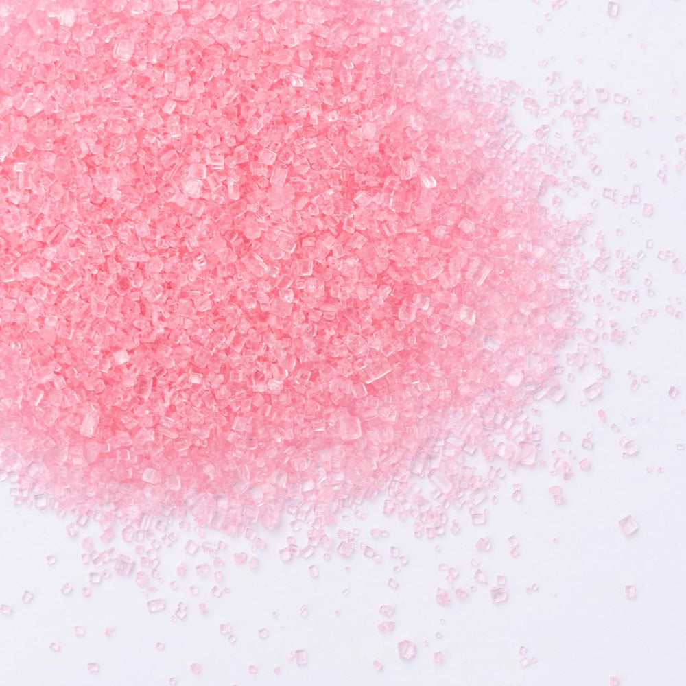 Sweets Indeed pink rim sugar decorating a dessert border