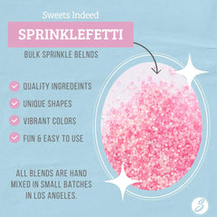 Sweets Indeed pink sugar crystals cupcake decorating highlights shimmering pink sprinkles