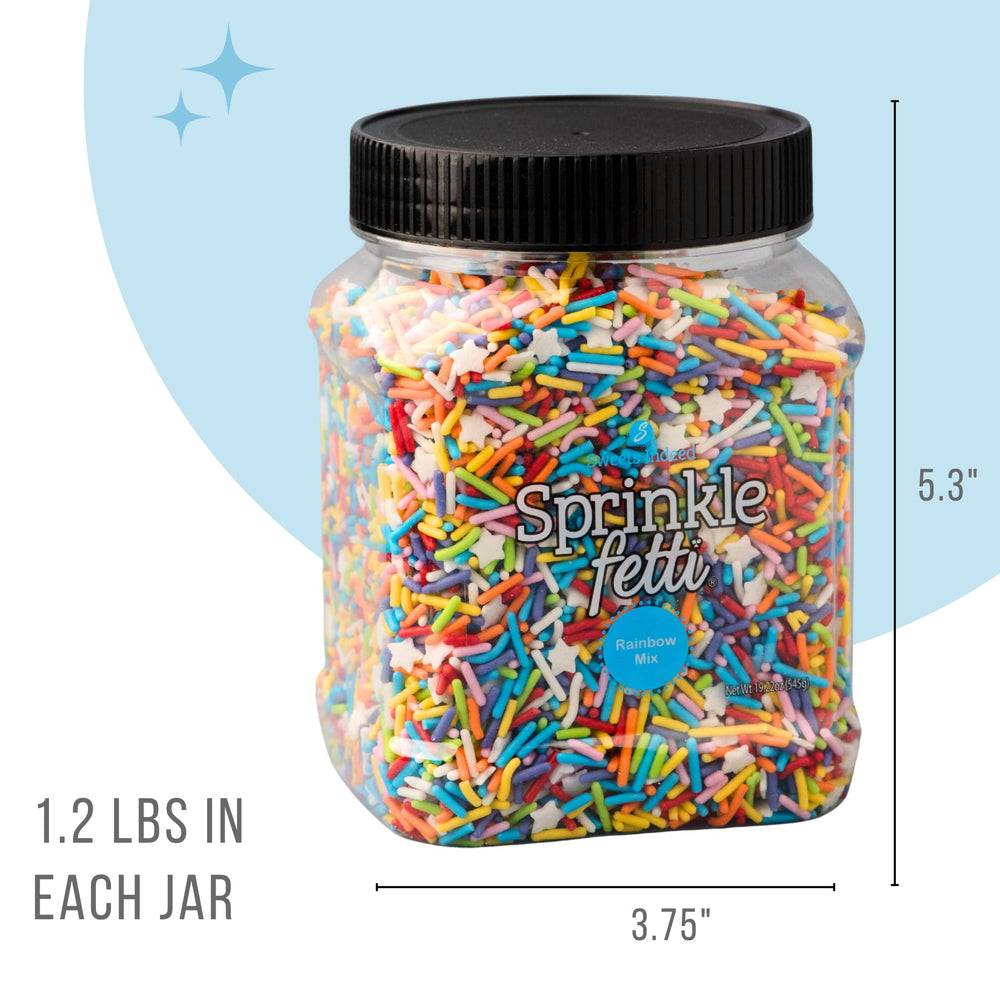 Sweets Indeed Confetti quins decorate cookies with party-ready shine.